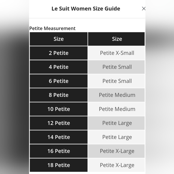 NWOT Le Suit Petite Peofessional Blazer & Skirt Set - Picture 8 of 9